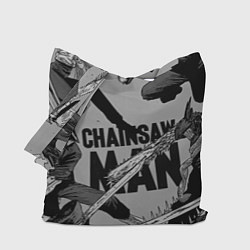 Сумка-шоппер Chainsaw man comix