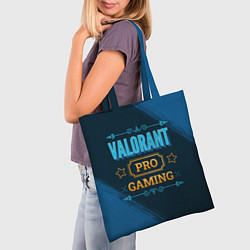 Сумка-шопер Игра Valorant: pro gaming, цвет: 3D-принт — фото 2