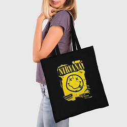 Сумка-шопер Nirvana принт, цвет: 3D-принт — фото 2