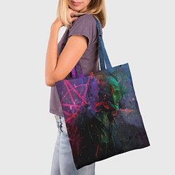 Сумка-шопер Corey Taylor-Slipknot, цвет: 3D-принт — фото 2