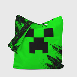 Сумка-шопер Minecraft squares, цвет: 3D-принт