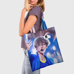 Сумка-шопер BTS Ким Тэ Хён, цвет: 3D-принт — фото 2