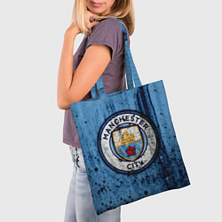 Сумка-шопер Манчестер Сити Лого, цвет: 3D-принт — фото 2