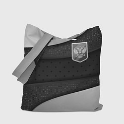 Сумка-шоппер Черно-белый герб России