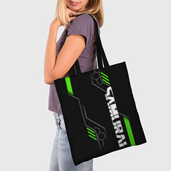 Сумка-шопер Samurai - Зеленые технологии, цвет: 3D-принт — фото 2