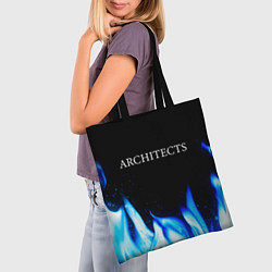Сумка-шопер Architects blue fire, цвет: 3D-принт — фото 2