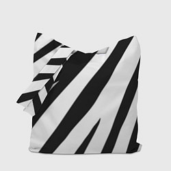 Сумка-шопер Камуфляж зебры, цвет: 3D-принт