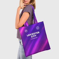 Сумка-шопер Leicester City legendary sport grunge, цвет: 3D-принт — фото 2