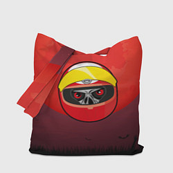 Сумка-шопер Горилла в шлеме, цвет: 3D-принт