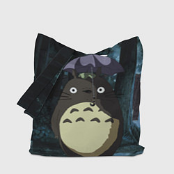 Сумка-шопер Totoro in rain forest, цвет: 3D-принт