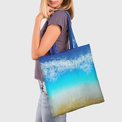 Сумка-шопер Sea lagoon, цвет: 3D-принт — фото 2
