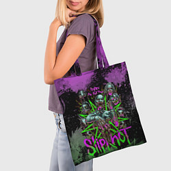 Сумка-шопер Slipknot satan, цвет: 3D-принт — фото 2