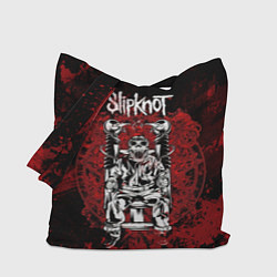 Сумка-шопер Slipknot - скелет, цвет: 3D-принт