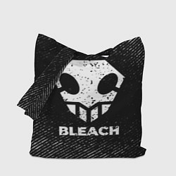 Сумка-шопер Bleach с потертостями на темном фоне, цвет: 3D-принт