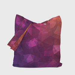 Сумка-шопер Разноцветные полигоны, цвет: 3D-принт