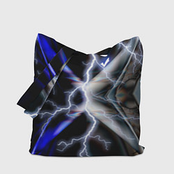 Сумка-шоппер Молния в космосе