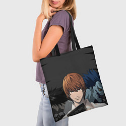 Сумка-шопер Death note, цвет: 3D-принт — фото 2