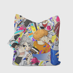 Сумка-шопер Blue lock team, цвет: 3D-принт