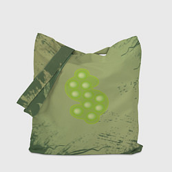 Сумка-шопер Поп ит доллар хаки, цвет: 3D-принт