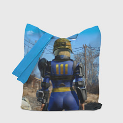 Сумка-шопер Vault 111 suit at Fallout 4 Nexus, цвет: 3D-принт