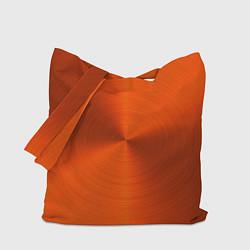 Сумка-шоппер Оранжевый волнообразный дисковый узор