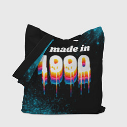 Сумка-шоппер Made in 1990: liquid art