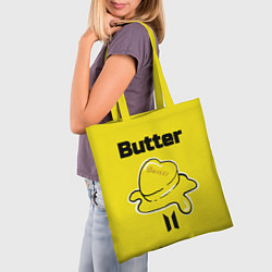 Сумка-шопер BTS butter, цвет: 3D-принт — фото 2