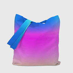Сумка-шопер Неоновые краски космоса, цвет: 3D-принт