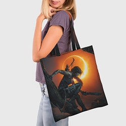 Сумка-шопер Lara Croft, цвет: 3D-принт — фото 2
