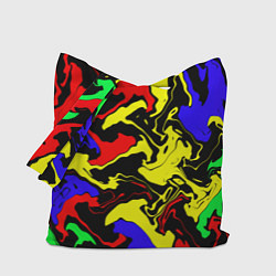 Сумка-шоппер Разводы цветных красок