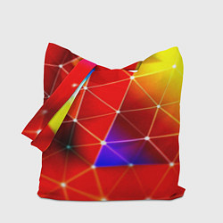 Сумка-шоппер Digital triangle abstract