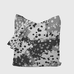 Сумка-шопер Камуфляж в точку, цвет: 3D-принт