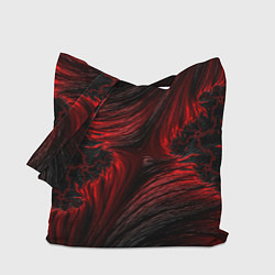 Сумка-шоппер Red vortex pattern