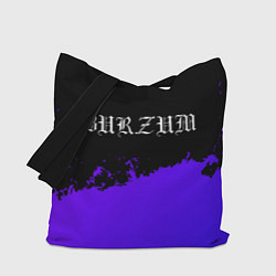 Сумка-шопер Burzum purple grunge, цвет: 3D-принт