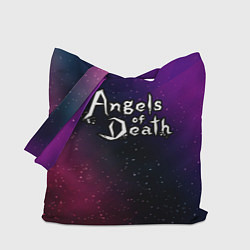 Сумка-шопер Angels of Death gradient space, цвет: 3D-принт