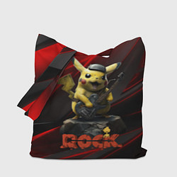 Сумка-шопер Pikachu Rock style, цвет: 3D-принт