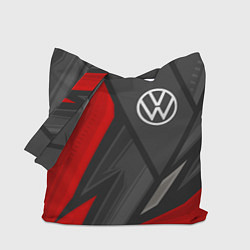 Сумка-шопер Volkswagen sports racing, цвет: 3D-принт