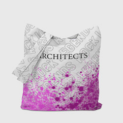 Сумка-шопер Architects rock legends: символ сверху, цвет: 3D-принт