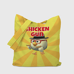 Сумка-шоппер Chicken Gun с пистолетами