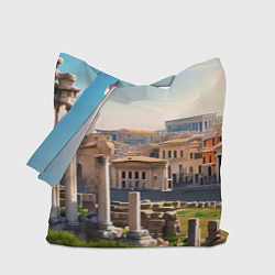 Сумка-шопер Руины Рима, цвет: 3D-принт