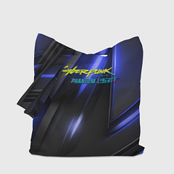 Сумка-шопер Cyberpunk 2077 phantom liberty, цвет: 3D-принт