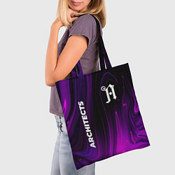 Сумка-шопер Architects violet plasma, цвет: 3D-принт — фото 2