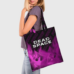 Сумка-шопер Dead Space pro gaming: символ сверху, цвет: 3D-принт — фото 2