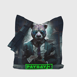 Сумка-шопер Payday 3 bear, цвет: 3D-принт