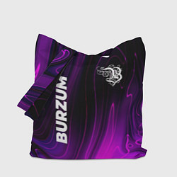 Сумка-шопер Burzum violet plasma, цвет: 3D-принт