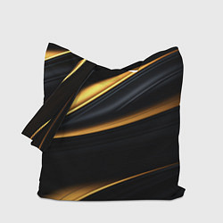 Сумка-шоппер Black gold texture