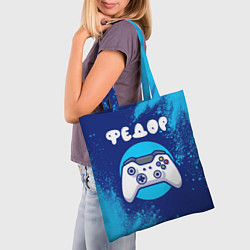 Сумка-шопер Федор геймер, цвет: 3D-принт — фото 2