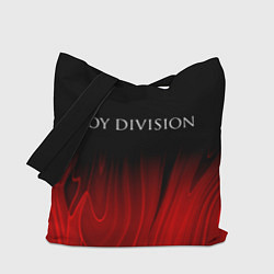 Сумка-шопер Joy Division red plasma, цвет: 3D-принт