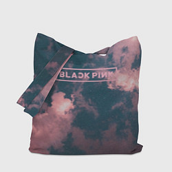 Сумка-шопер Blackpink - pink clouds, цвет: 3D-принт