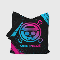 Сумка-шопер One Piece - neon gradient, цвет: 3D-принт